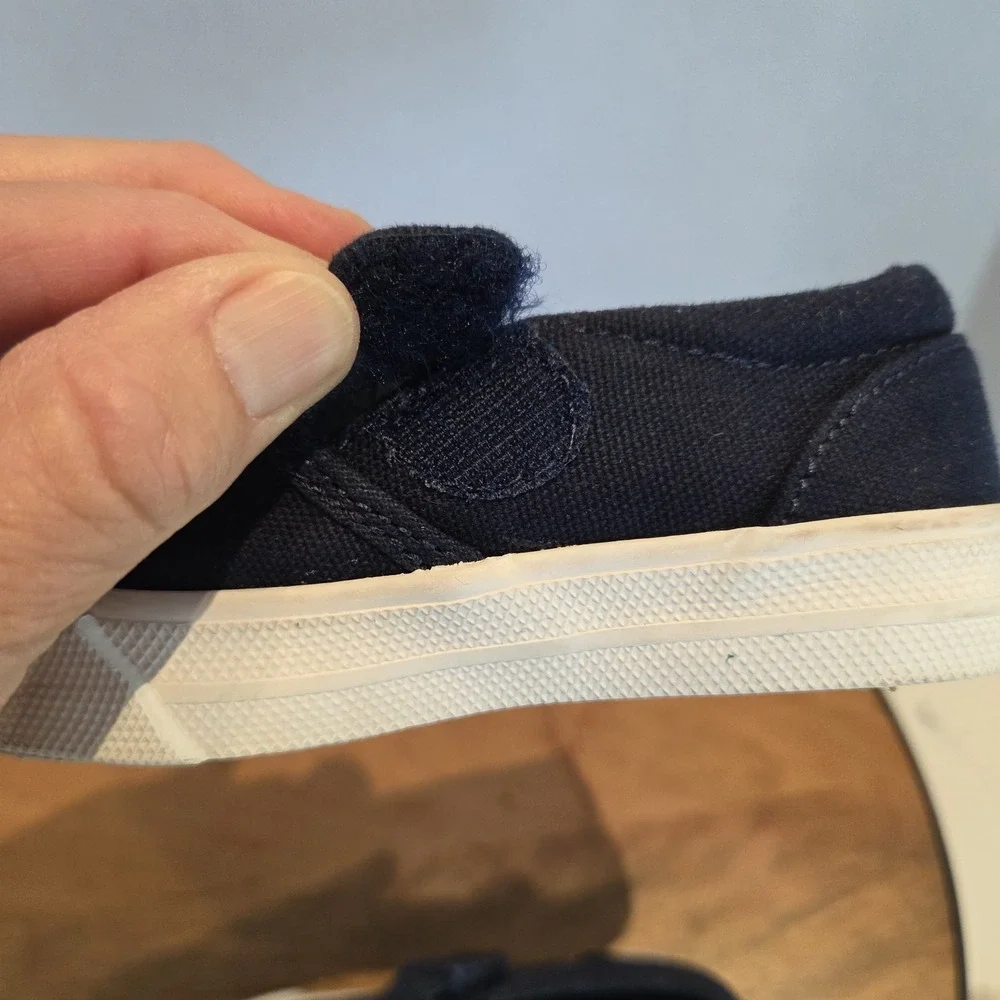The Children's Place Boys Navy Tidal Slip On‎ Sneaker Shoes Size 6